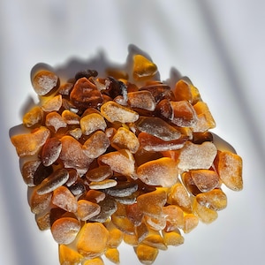 Bulk Amber Genuine Sea Glass, Beach Glass, Real Seaglass, Pebbles Raw Sea Glass for Crafts Mosaic, Jewelry Making, Craft glass, Art