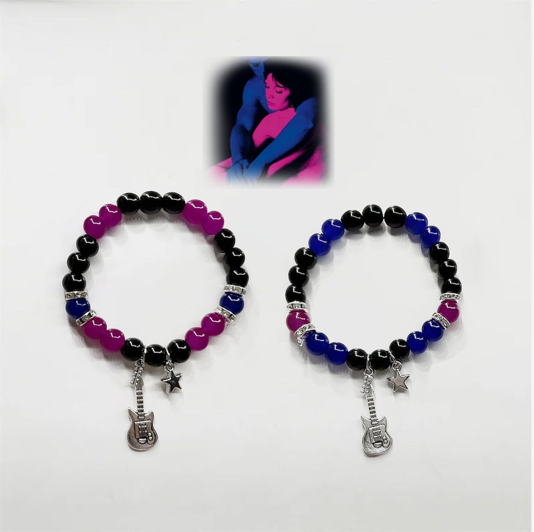 Tv Girl Matching Bracelets Who Really Cares Album, Y2K Aesthetics Gift, Gift For Her, Handmade Gifts