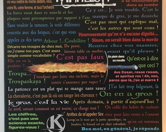 Kaamelott quotes table 80x80