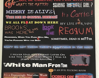 Stephen King Movie Quotes Chart 80x80
