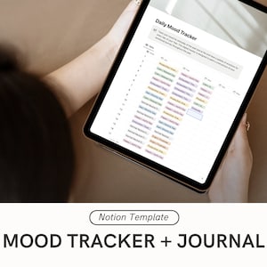 Begripsjabloon Stemmingstracker | Stemmingsdagboek | Minimalistisch ontwerp | Geestelijke gezondheid en welzijn | Emotioneel welzijn | Digitale stemmingsgrafiek