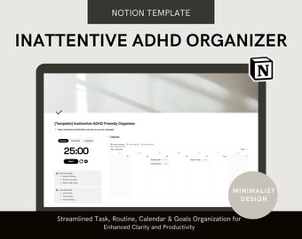 ADHD Notion Template: Brain Dump Task Organizer (Digital Download)