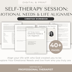 Christian Self Therapy Journal: Emotional Needs & SMART Goals (Printable PDF)