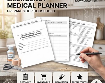 Prescription tracker| Medication tracker printable | medical tracker| senor care | planner| Medication Expiration Log