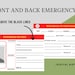 Printable Emergency and Medical Information Cards. Medical Alert ID ...