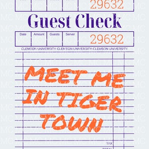 Encuéntrame en Tiger Town Clemson University Wall Print
