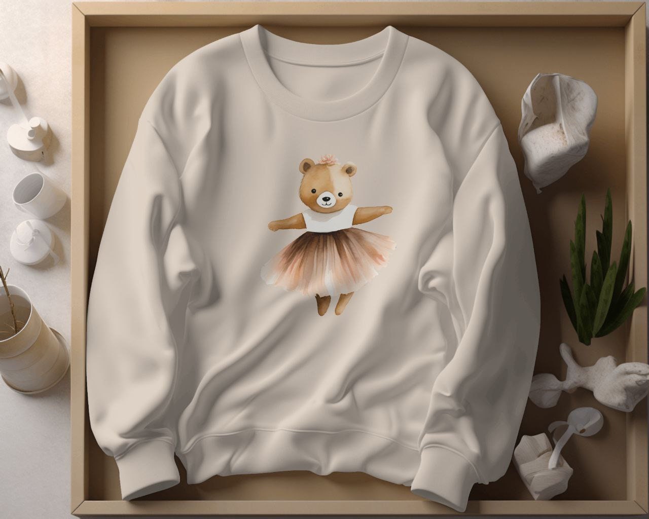 12 Ballerina Bears | Watercolor PNG Clipart | Teddy Bear Ballerina Art ...