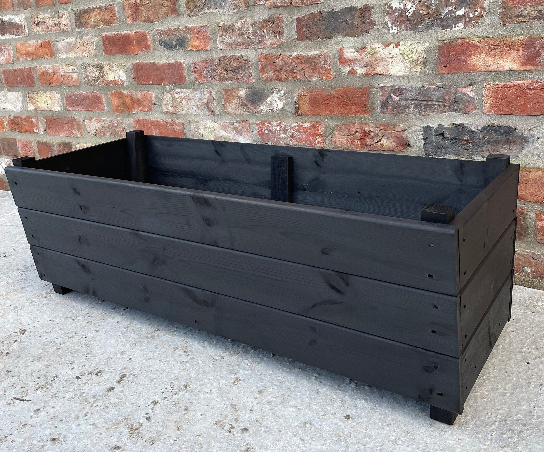 Extra Large Wooden Vegetable Planter Outdoor Flower Pots Veg Boxes