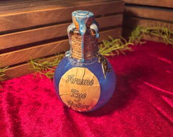 Poción de Ojo Arcano: accesorio de DnD, exhibición para TTRPG, botella decorada