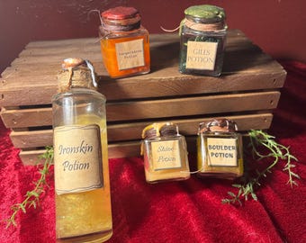 Terraria Potion Bundle - Video Game Props, Decorated bottles