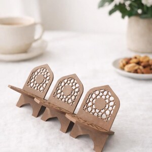 Ramadan Date Stand – 3D-Printed Islamic Table Décor – Custom Eid & Celebration Centerpiece image 9