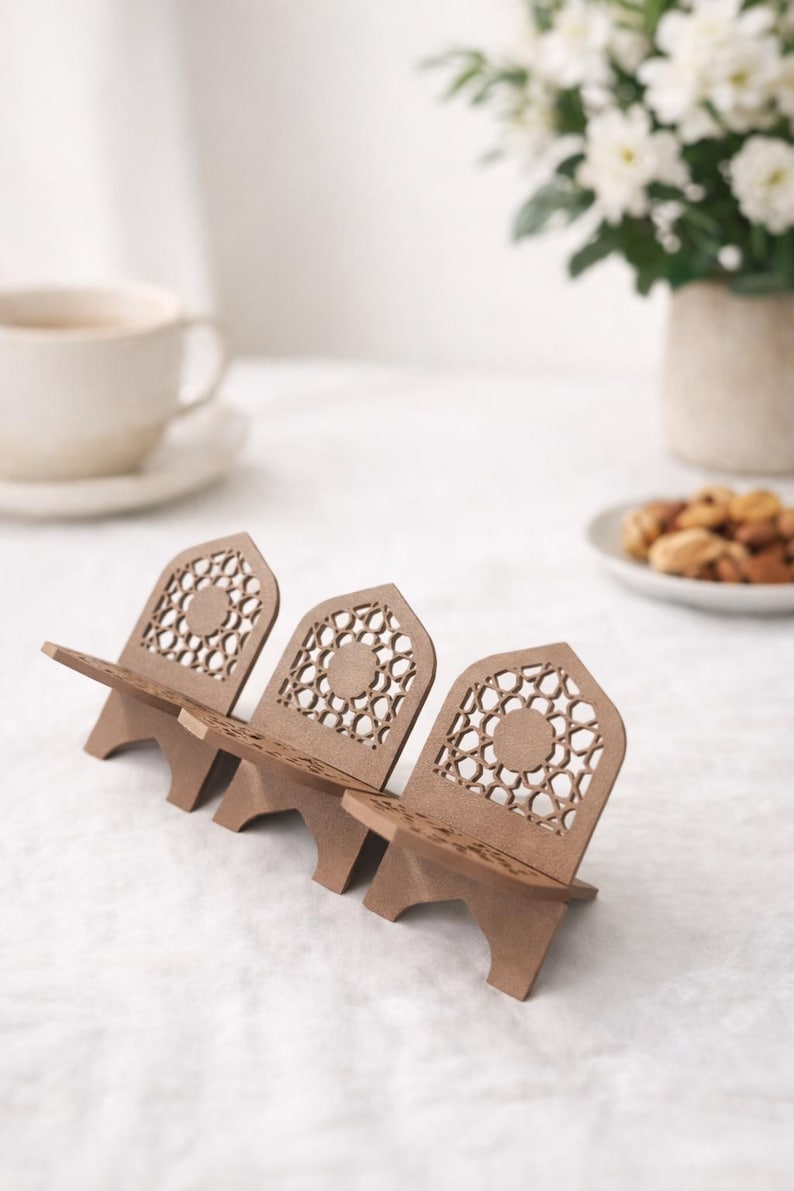 Ramadan Date Stand – 3D-Printed Islamic Table Décor – Custom Eid & Celebration Centerpiece image 9
