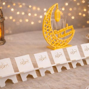 Ramadan Date Stand – 3D-Printed Islamic Table Décor – Custom Eid & Celebration Centerpiece image 7
