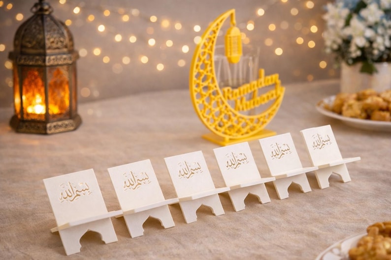 Ramadan Date Stand – 3D-Printed Islamic Table Décor – Custom Eid & Celebration Centerpiece image 7