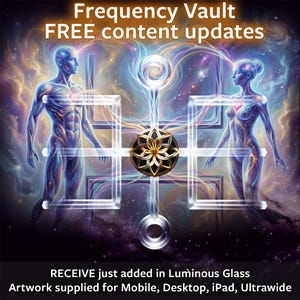 Sacred Geometry Asset Pack & Binaural App License: 4K Fractal Loops, Meditation Wallpapers