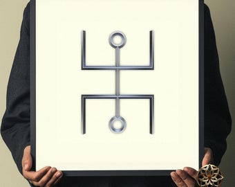Sacred Circuitry Art Print: Relate 10, Spiritual Geometry Wall Decor