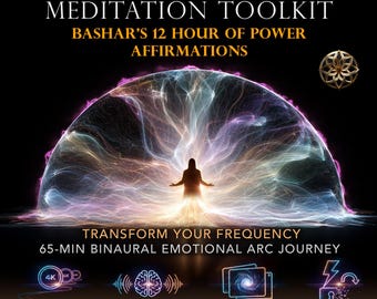 Hour of Power Complete Meditation Kit | 4K Guided Meditation Videos with Binaural Beats | Transform Your Frequency | 24 Bonus Wallpapers