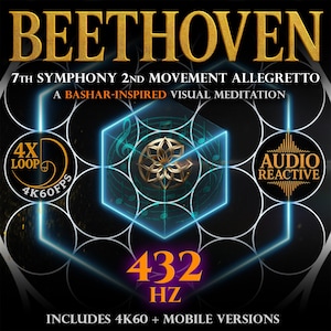 Bashar x Beethoven – 7th Symphony 2nd Movement (Allegretto) | 4X Meditative Loop