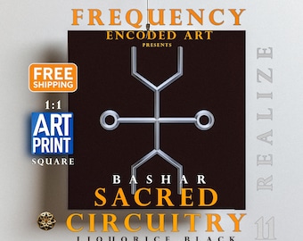 Sacred Circuitry Art Print | Bashar Glyph, Meditation Gift