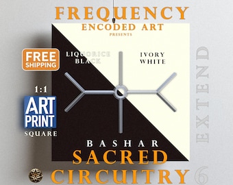Sacred Circuitry Art Print | Meditation Glyph, Consciousness Wall Art