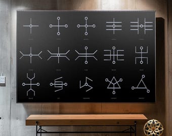 Bashar Sacred Circuitry Art Print | Metaphysical Decor, Sacred Geometry