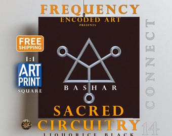 Sacred Circuitry Art Print | Bashar Glyph, Meditation Gift