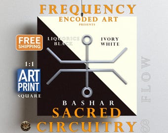 Sacred Circuits Art Print | Meditation Glyph Wall Art
