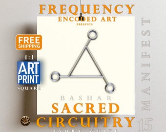 Sacred Circuitry Art Print | Manifest Glyph, Metaphysical Decor