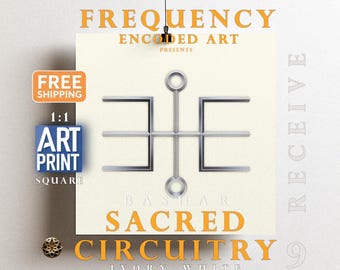 Sacred Circuits Art Print: Metaphysical Meditation Room Decor