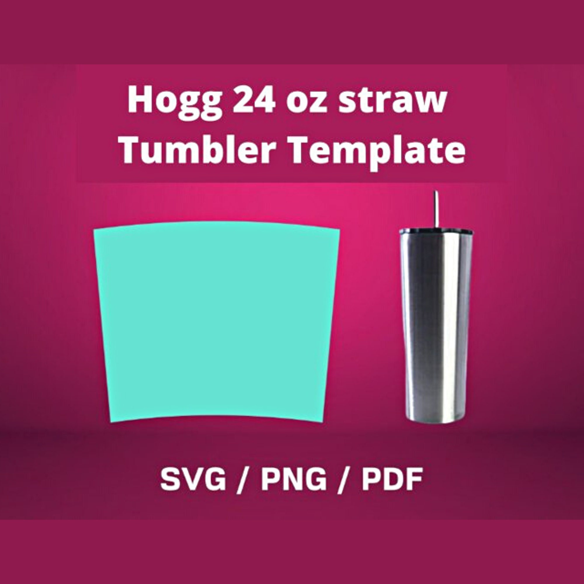 Hogg Bundle Templates 1 for Sublimation Tumblers SVG PNG PDF 