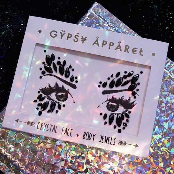 Gypsy Apparel Sydney - face gems // KITTY BLACK