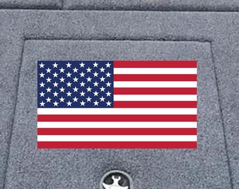 American Flag Bass Fishing Boat Decal: Carpet Graphic Sticker