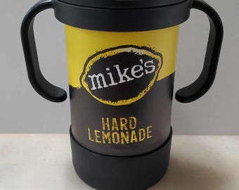Insulated Sippy Cup Full Wrap UV Printed Color Lemonade Beer Inspired
