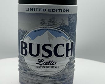 Customizable Beer Can Cooler: Light Beer Latte Theme, UV Printed, Insulated