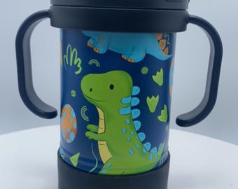 Dinosaur Insulated Sippy Cup: UV Printed Polar Camel with Handles