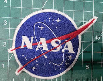 Parche bordado termoadhesivo con el logo de la NASA para el hombro. Espacio