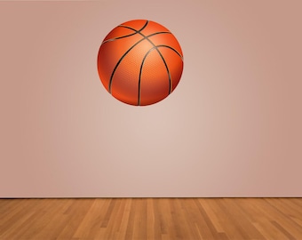 Basketball Indoor Wall Vinyl Decal Sticker 5 - 84" Kids Room Decor Raptor Dinosaur