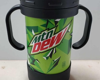 Insulated Sippy Cup Full Wrap UV Printed Color Soda Pop Inspired