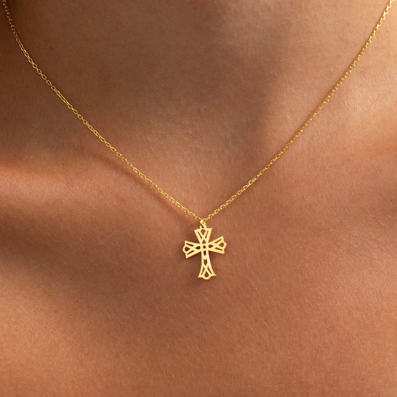 Petit Cross Necklace