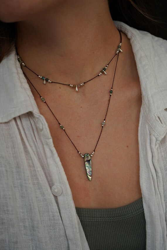Collier Vintage Indiana En Argentone - Occasion - Collier Ras Du Cou