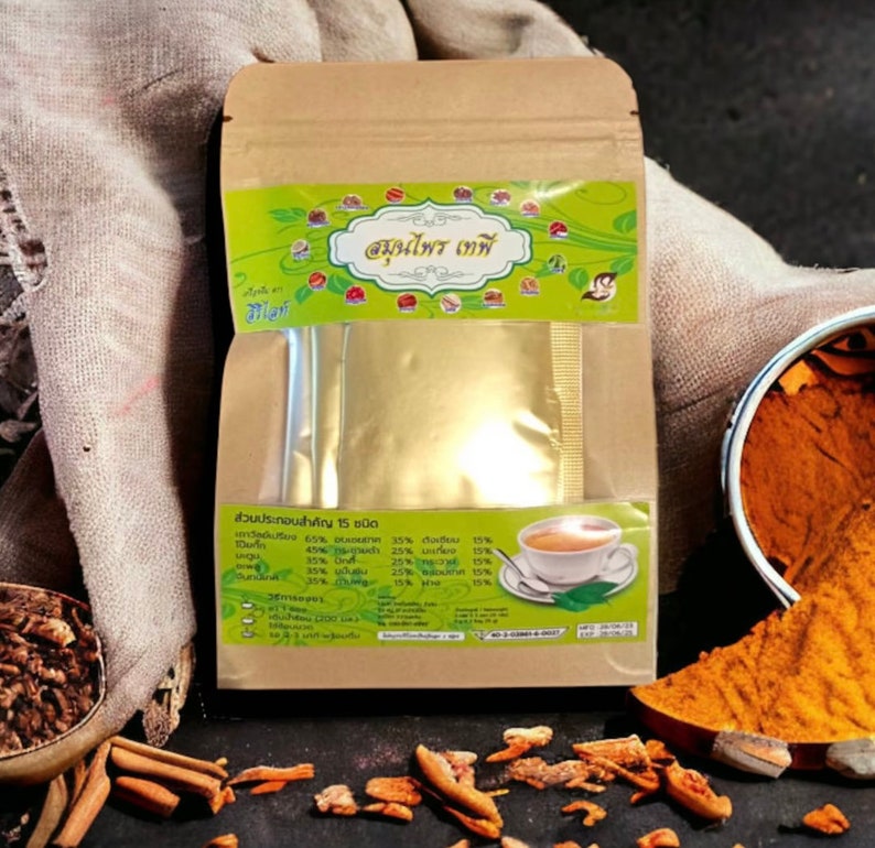 150 X Tapee Tepee Tea Bags Natural Organic Thai Herbal Tea Etsy
