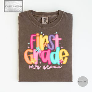 Comfort Colors® Custom Teacher Shirt, Teacher Team Shirts, Personalized School Tshirt, Teacher Gift, Customized Name Teacher Shirt Gifts