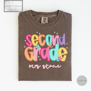 Comfort Colors® Custom Teacher Shirt, Teacher Team Shirts, Personalized School Tshirt, Teacher Gift, Customized Name Teacher Shirt Gifts