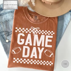 Comfort Colors® Go Sports Football Player Shirt, Football Season Shirt, Game Day Shirt, Sports Mom Shirt