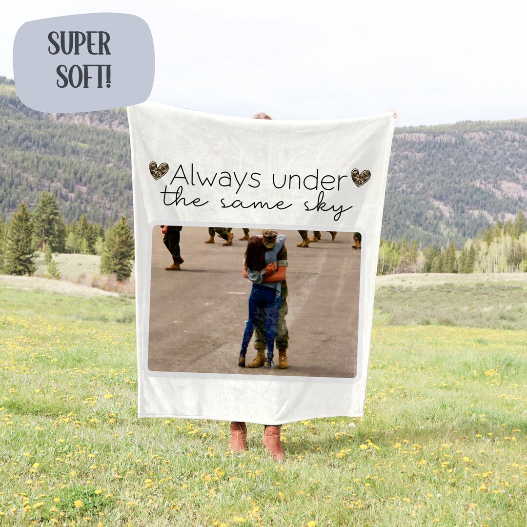 Deployment Gift, Custom Deployment Blanket, Custom Military Blanket