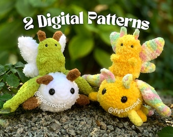 Luna Moth Crochet Pattern Bundle