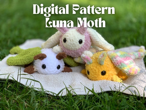 Luna Moth Crochet Pattern