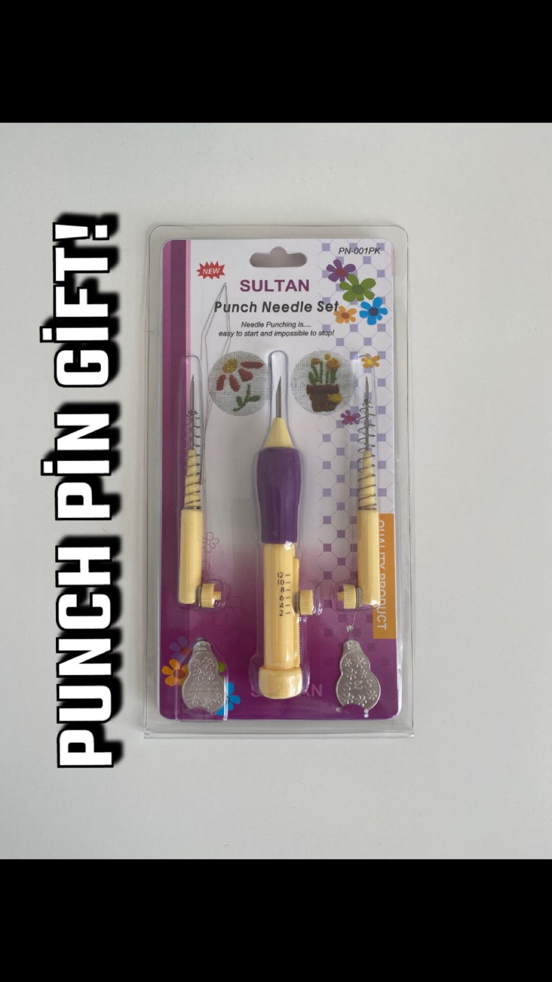 Punch Needle Set, Punch Needle Pen, Embroidery Needle, Punch Needle, Punch Accessories, 3 Size
