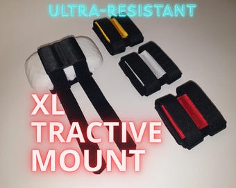 Supporto GPS Tractive XL | Avventura - Resistente - Per collari larghi o stretti | Sostituzione sicura per elastici rotti | Vari colori