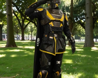 Conjunto de disfraz de cosplay de armadura táctica HD2 B-01
